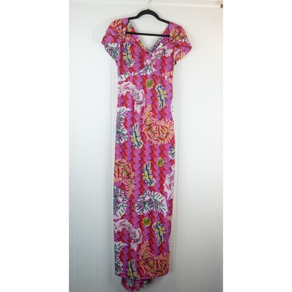 Zac Posen for Target Womens Safety Pin Print Maxi Dress Size 6 - Picture 3 of 13